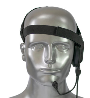Silynx HSI Headset - front view on mannequin head.