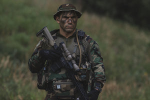 Soldier with Fortis headset