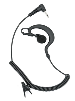 Silynx In Ear headset connected to speaker mic.