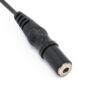 Civilian headset cable adaptor for CLARUS PTT control box unit