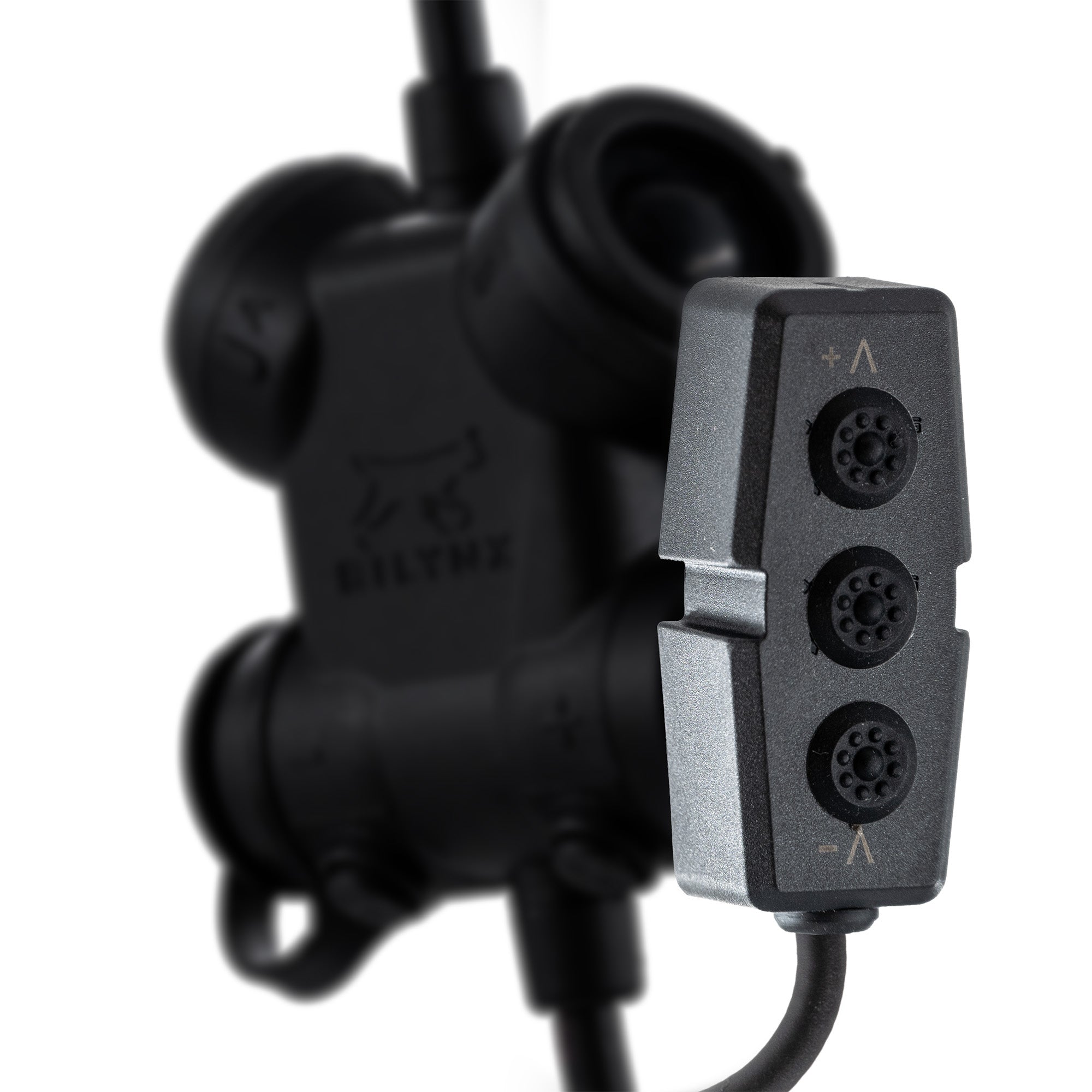 Silynx Bluetooth dongle with clarus blurred in the distance