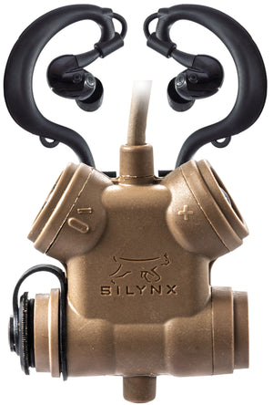 Silynx Clarus Pro X with earbuds 