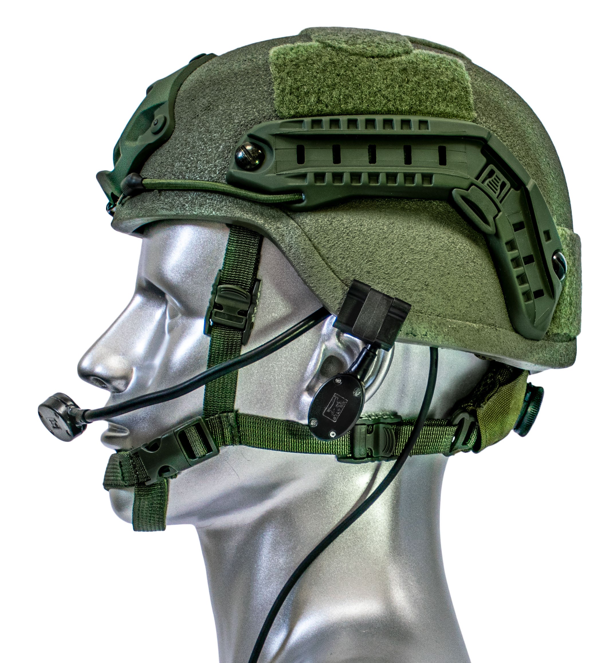 Silynx Eagle headset attached to a helmet