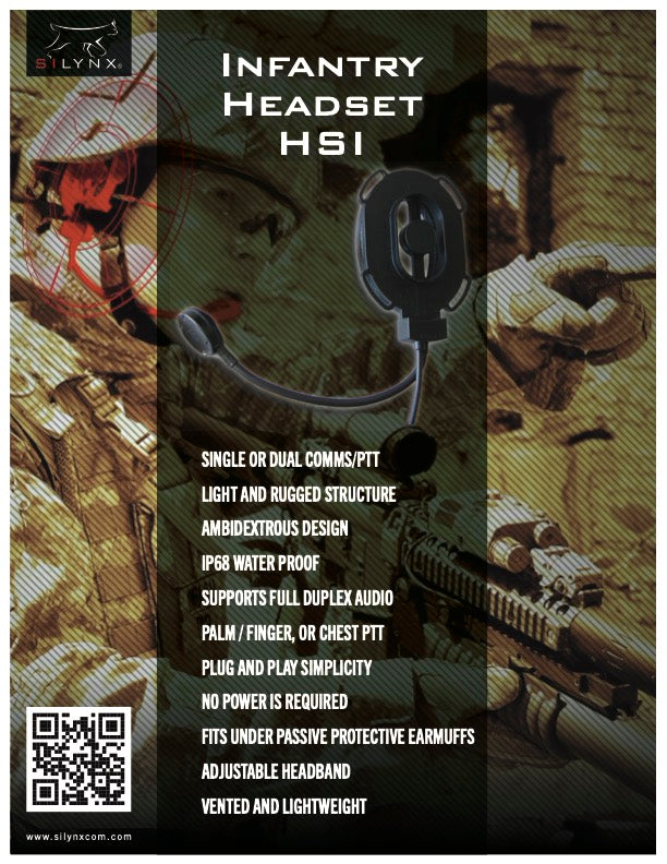 HSI Tactical headset