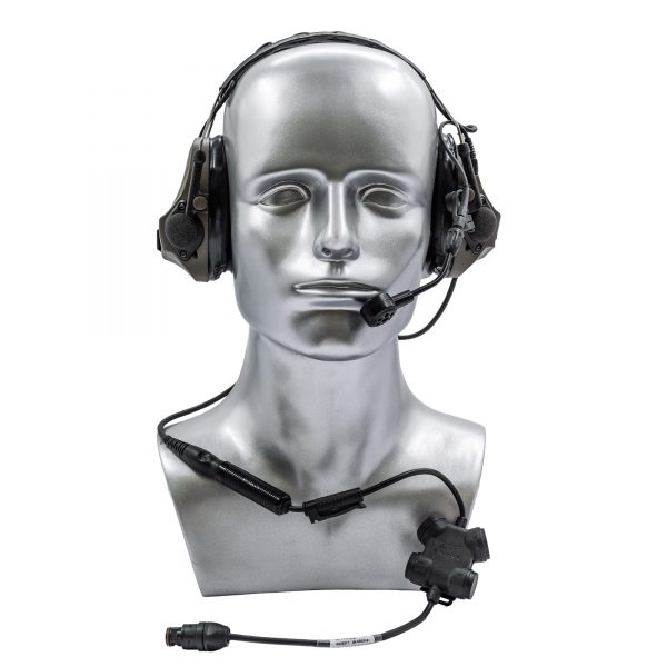 PT21 on Manikin with Peltor headset