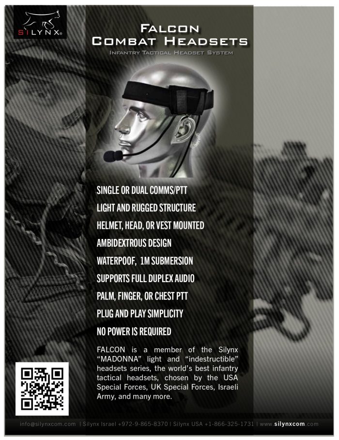 Silynx maritime headset for tactical use.